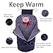 Orzbow Warm Bunting Bag Universal, Stroller Sleeping Bag Cold Weather, Waterproof Toddler Footmuff (Blue, Large)