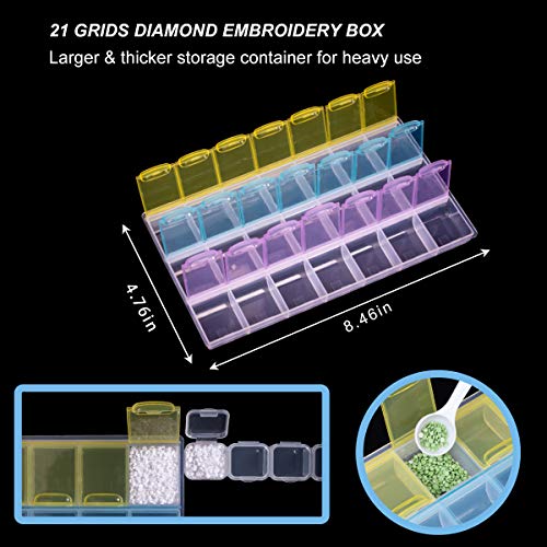 5 Painting+Circular+Diamonds+Embroidery+Beginners