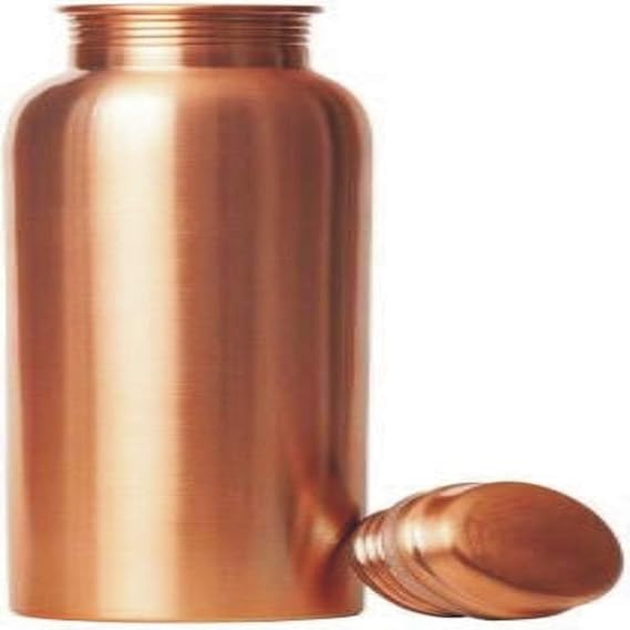 TCopper™ Pure Copper Bottle,Lacquer Engraved & Antique Design, No