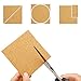 M-Aimee 100 Pack Self-Adhesive 4x4 Inch Cork Squares - Brown, Square, Cork Coasters for Home, Kitchen, Office - DIY Crafts and Wall Tiles