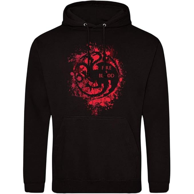 Hoodie Fire and Blood Targaryen Drachen Game of Thrones Kapuzenpulli