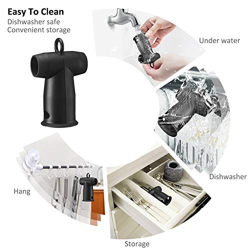 Instant Pot Steam Release Diverter Accessories, Oyrlize 2-Outputs Electric Pressure Cooker Silicone Steam Release Valve Vent Knob Protect Wall Cabinets Best For Instant Pot DUO/Smart / Ultra Models