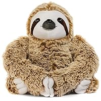 Light Autumn Sloth Gifts - Three Toed Sloth Stuffed Animal - Stuffed Sloth- Cute Wild Stuffed Sloth Plush Toy - Perfect Stuffed Animals Gift