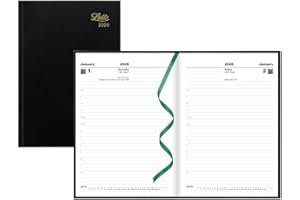 Letts of London® 2026 Standard Daily Planner, 12 Months, January to December, Day-Per-Page, A5 Size, 8.25" x 5.875", Perfect 