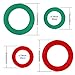 Pangda 6 Pieces Battery Terminal Anti Corrosion Washers Fiber battery post shims Battery Terminal Protector battery corrosion cleaner (3 Red and 3 Green)