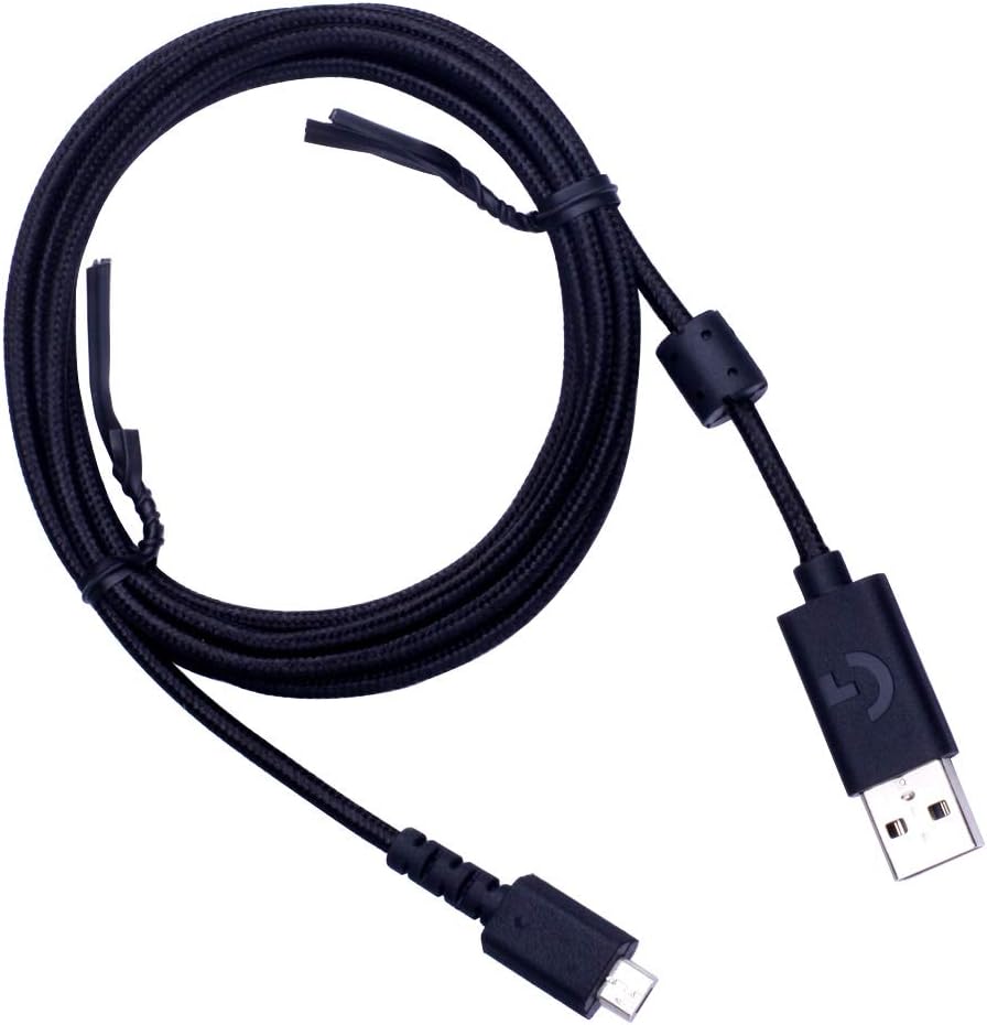HUYUN Replacement 1.8M USB to MicroUSB Cable for Logitech G533 G633 G933 Gaming