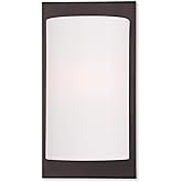 Livex Lighting 50860-07 Meridian 1-Light Wall Sconce, Bronze