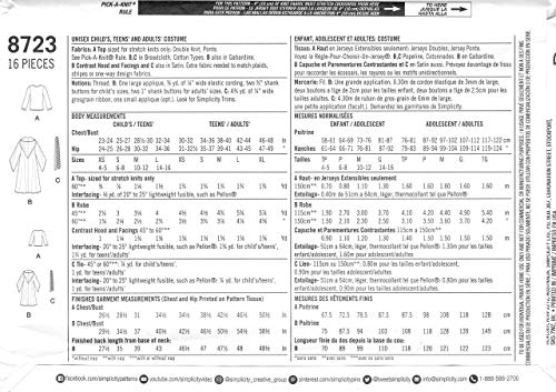 1 Simplicity+Creative+Patterns+US8723A+Costumes