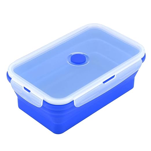FTVOGUE 2 Colors 1200 ML rectángulo Silicona bento Box ...