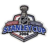 National Emblem 2006 NHL Stanley Cup Jersey Patch Carolina Hurricanes vs. Edmonton Oilers