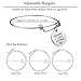 iJuqi Mom Gifts from Daughter Son - 3PCS Stainless Steel Expendable Motivational Charm Bangle Bracelets Set for Mother's Day, Birthday Gifts for Mom, Mother Jewelry for Christmas (Silver)