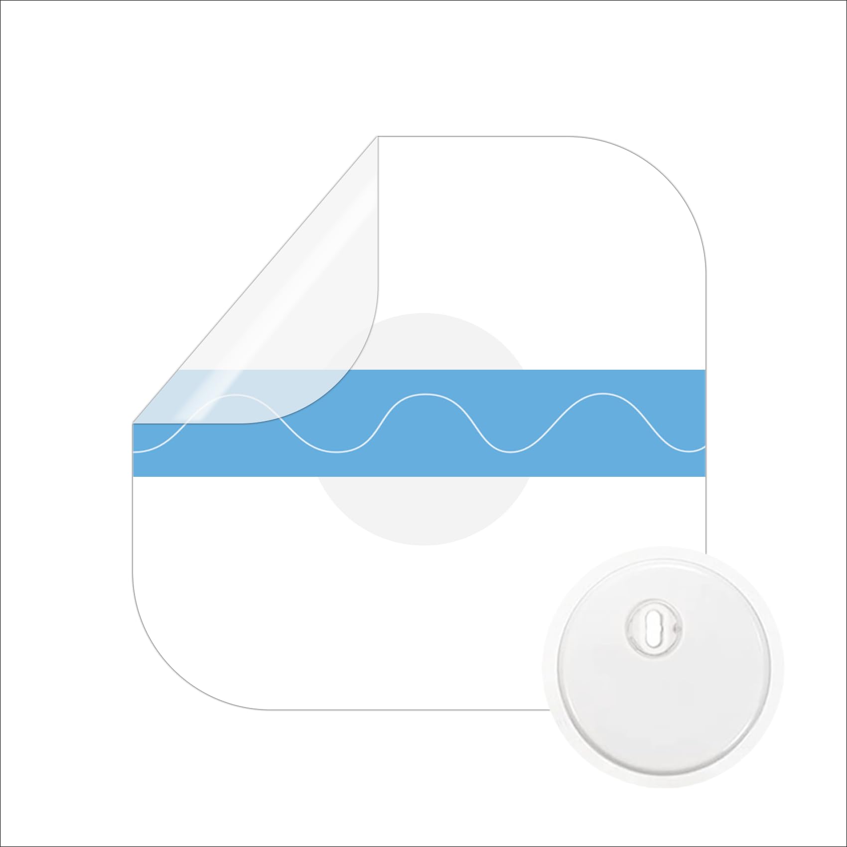 Waterproof Sticker for Freestyle Libre 3 Sensor