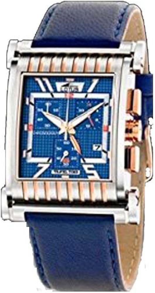 Precio Reloj Lotus Caballero crono Esfera Azul 33 mm. W.R. 3 ATM