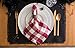 DII Jute Burlap Collection Kitchen Tabletop, Placemat Set, 13x19, Solid Black, 6 Count