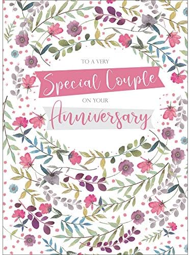 Anniversary Card Love Birds Heart Special Couple Amazon Co Uk Office Products
