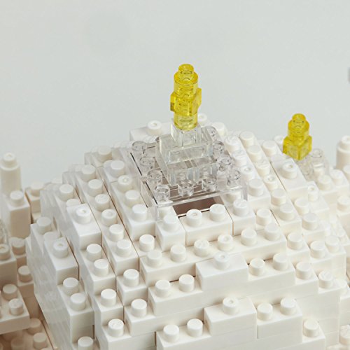 Nanoblock Taj Mahal Deluxe Building Set (2210 Piece)