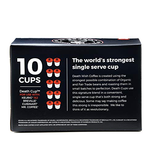 Death Wish Coffee Single Serve Capsules for Keurig K-Cup Brewers Strong Tasty | eBay