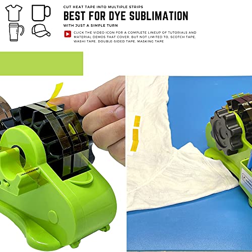 Echomerx MultiRoll Heat Tape Dispenser Sublimation Best Cut Heat
