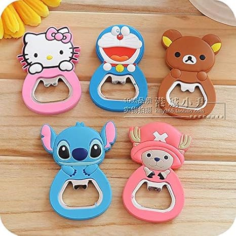 Abridor de botellas de acero inoxidable con diseño de gato Kawaii ...