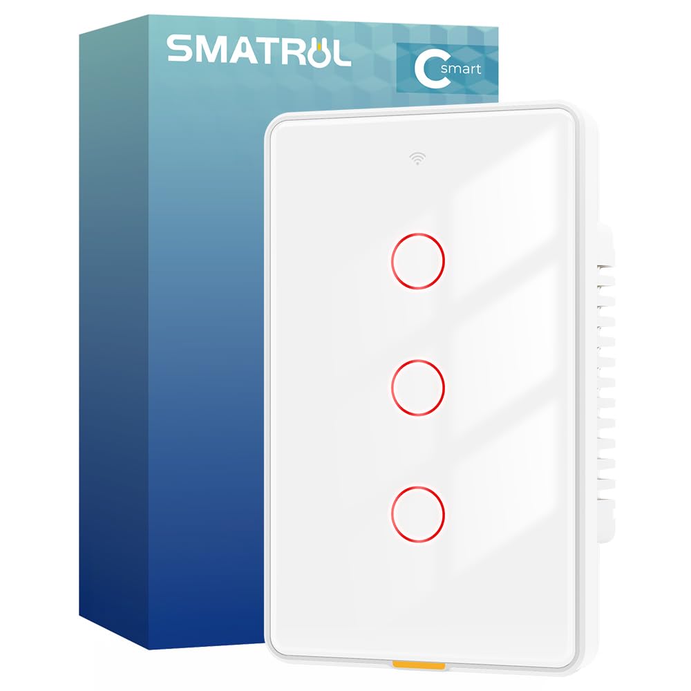 SMATRUL Zigbee Smart Touch Switch Compatible with