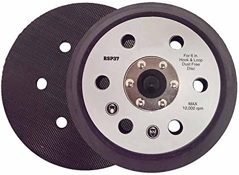 Superior Electric RSP37 6-Inch Sander Pad (Hook & Loop, 6 Vacuum Holes) for 7336 and 97366 replaces Porter Cable 18001 by Superior Pads and Abrasives