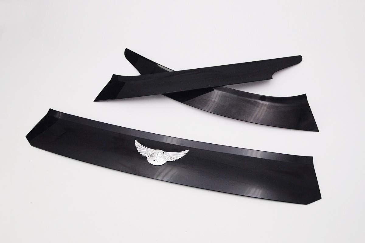 AUTO CLOVER Bonnet Guard Protector Set (3 pieces) for Hyundai Tucson 2015-2020, Black - Image 3