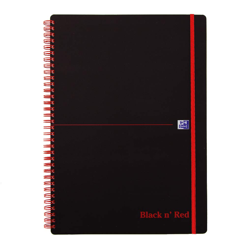 Black n' Red Wirebound Polypropylene A4 Book