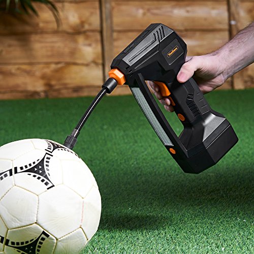 VonHaus Cordless Digital Tyre Inflator Pump Handheld Battery Operated