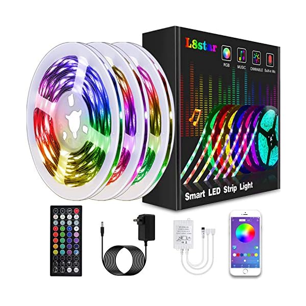 Kiko smart led strip light music Clearance