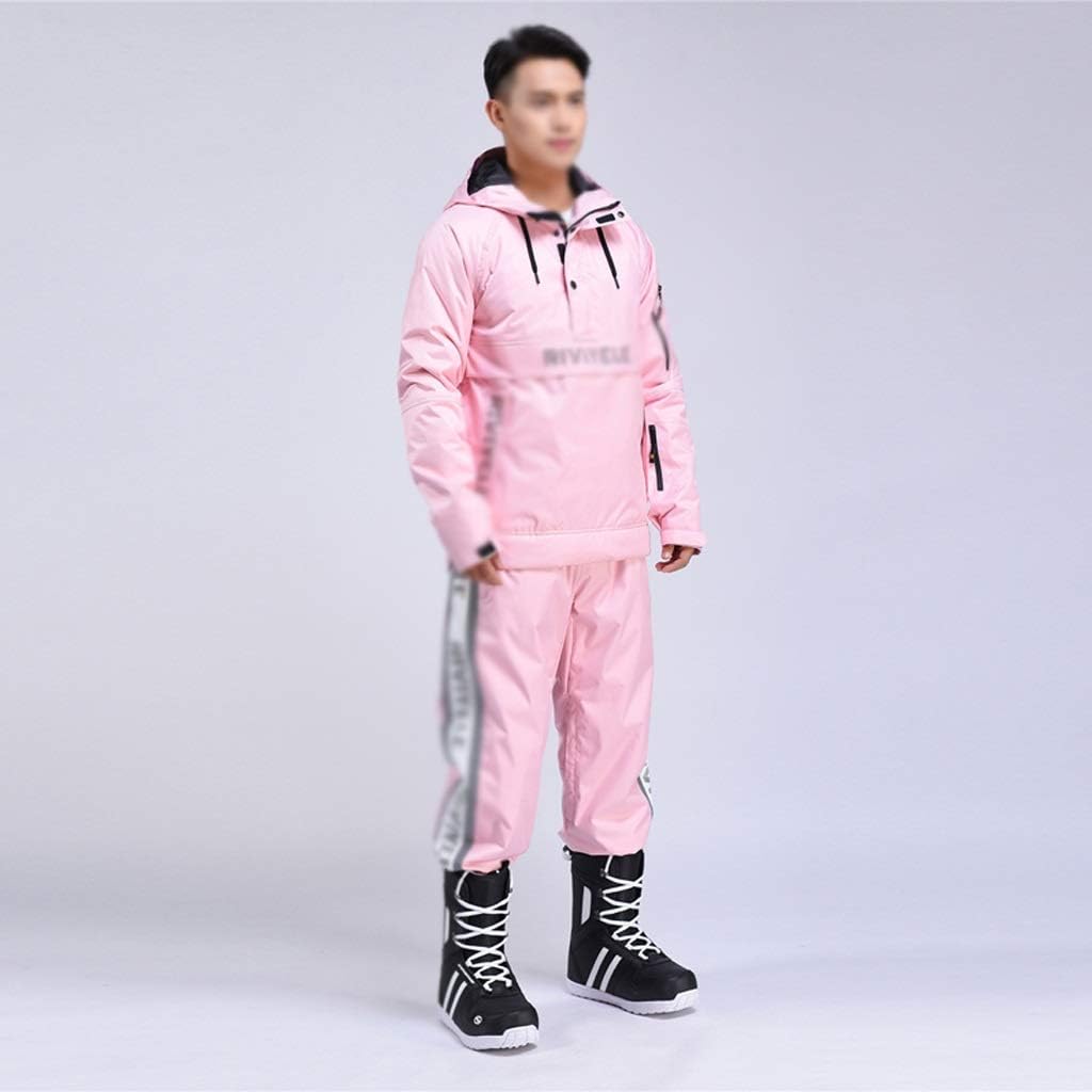 pink ski outfit