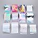 Ecosin 12PCS Design Nail Art Foil Stickers Transfer Decal Tips 4*20CM Manicure Decor