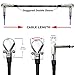 WORLDS BEST CABLES 6 Units - 6 Inch - Pedal, Effects, Patch, Instrument Cable Custom Made Made Using Mogami 2319 Wire and Eminence Nickel Plated ¼ inch (6.35mm) R/A Pancake Type Connectors