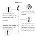 MOON LENCE Adjustable Trekking Poles Lightweight Telescopic Walking Sticks Ultralight Collapsible Climbing Hiking Poles for Mountaining Backpacking 2-pc/Pack