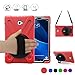 BRAECN for Galaxy Tab A 10.1 Case 2016, Heavy Duty Shockproof Kids Friendly Case with Rotating Hand Strap, Kickstand, Carrying Shoulder Strap for Samsung Galaxy Tab A 10.1 2016 Model -Red