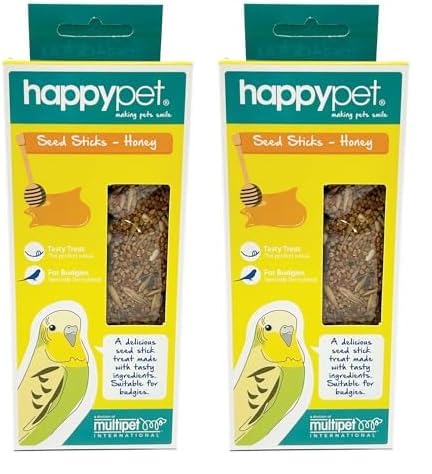 Tweeter's Treats Seed Sticks for Budgies, Honey (Pack of 2) — image 1