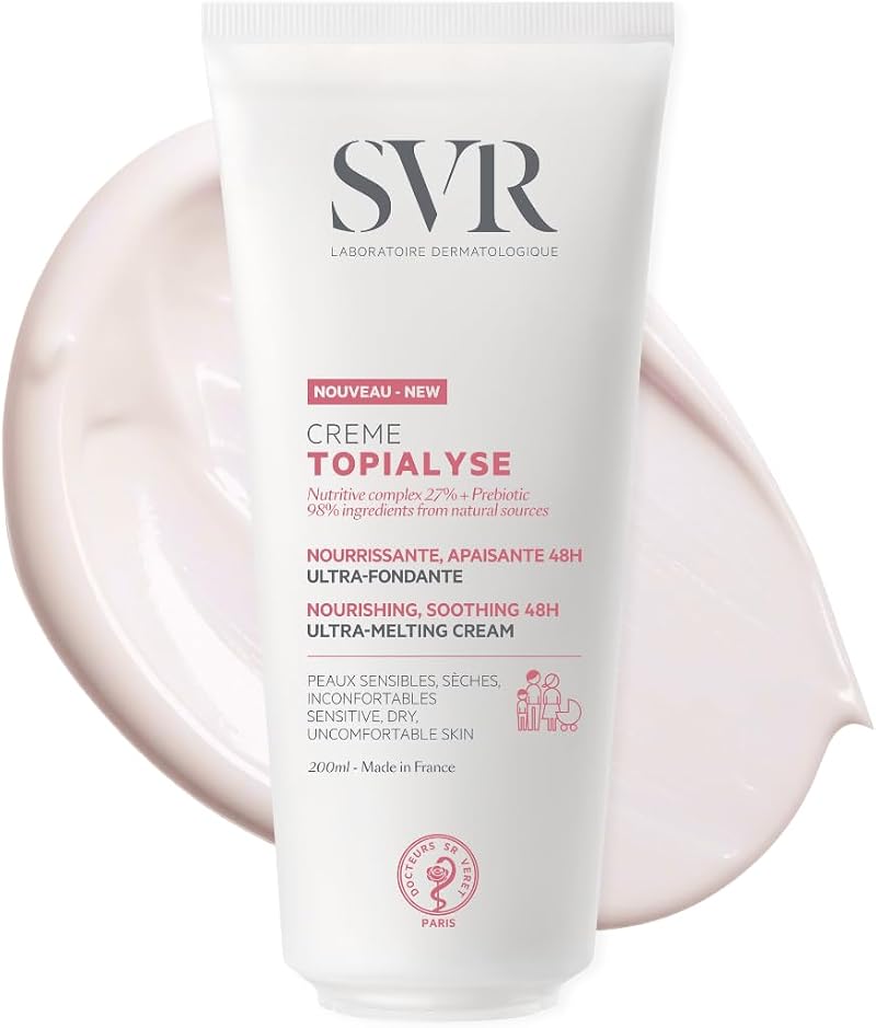 SVR Topialyse Nourishing Face and Body Cream 200ml Dry Sensitive Skin