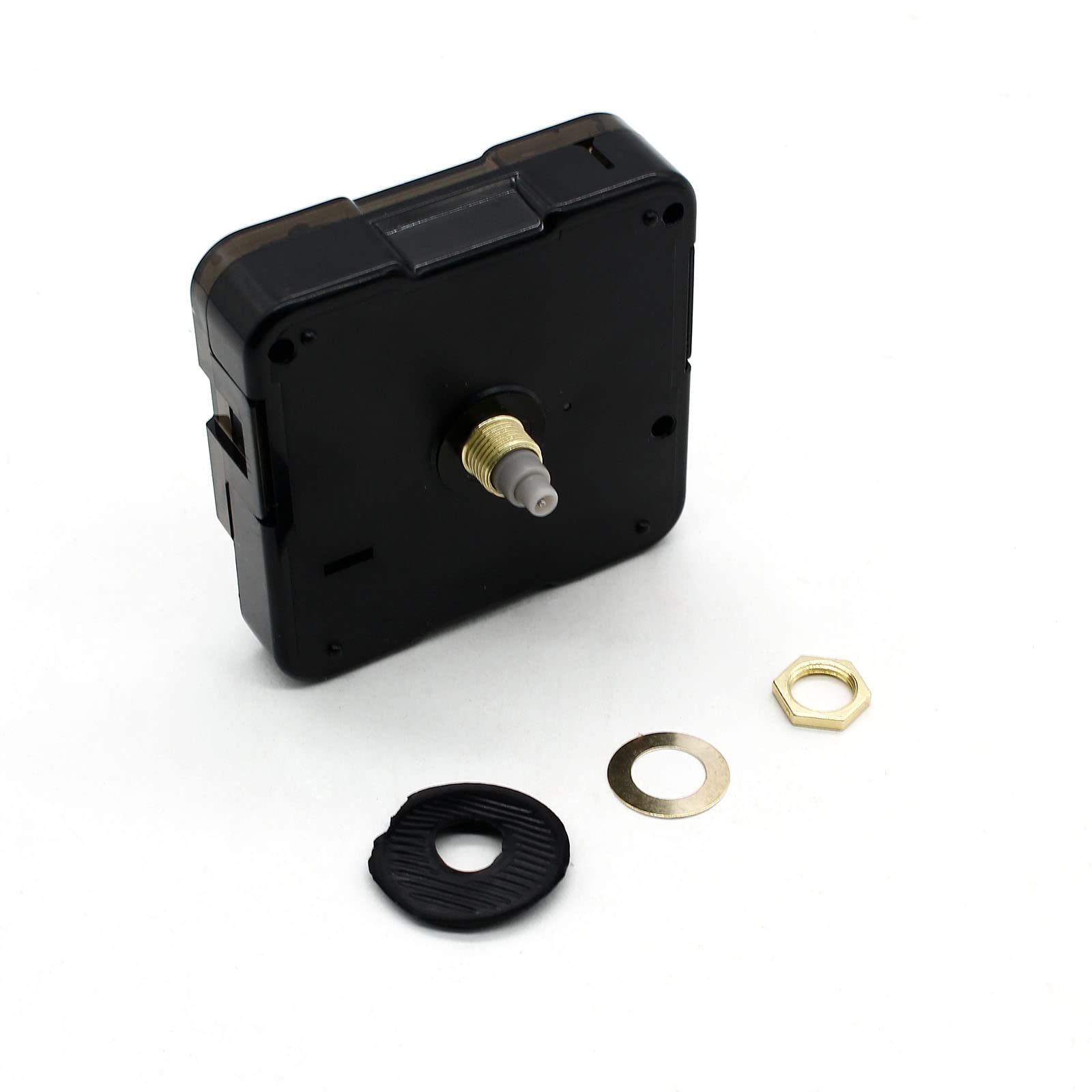 Photo 1 of suiwotin 1pc Clock Mechanism Replacement, 13mm/0.51 Inch Shaft Length Wall Clock Mechanism, Quartz Clock Movement, DIY Silent Movement Mechanism Replacement (Thread: 0.21"/5.5mm)