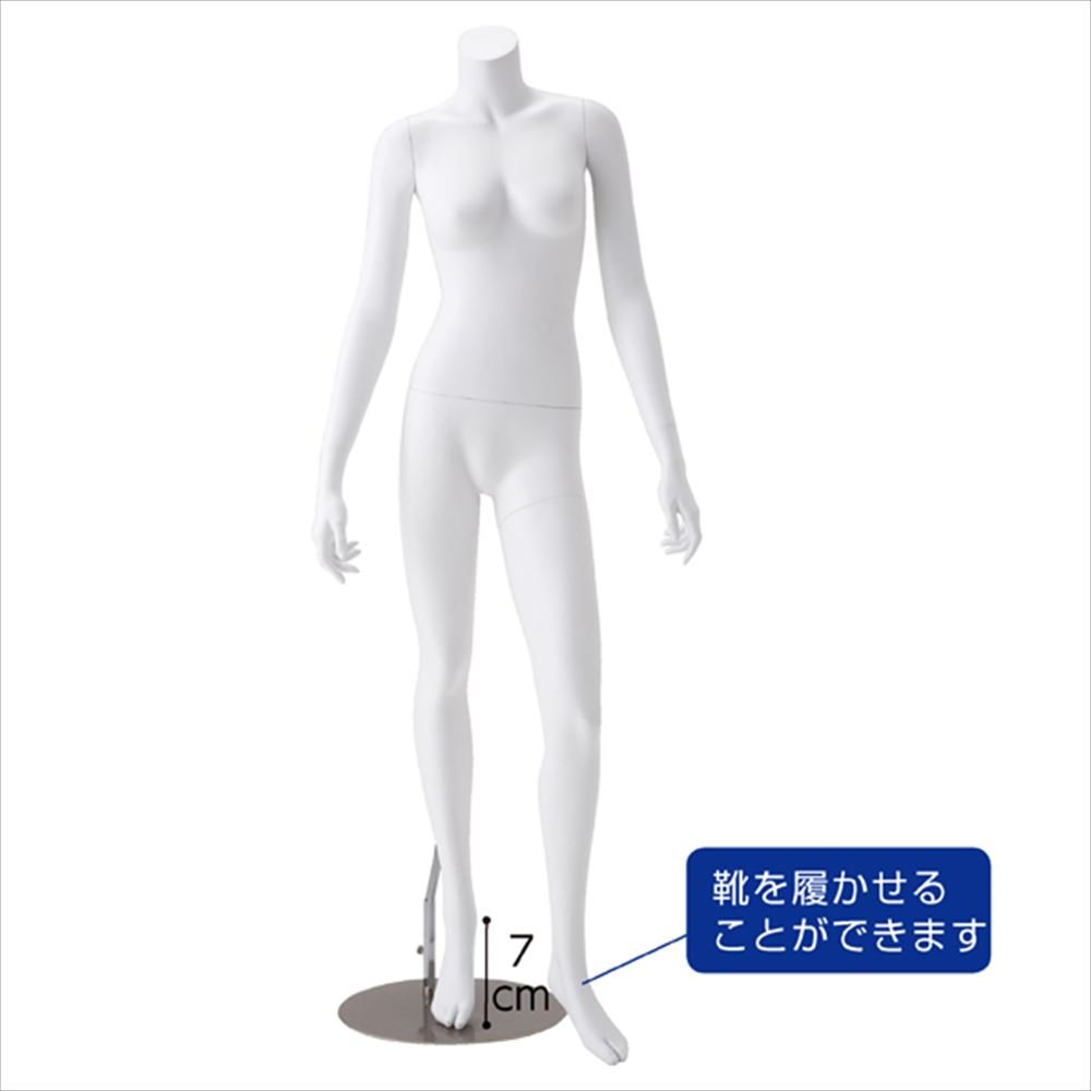 婦人 激安通販販売 リアル マネキン 左足前 9号 顔無し ボディ ポーズ オリジナル B0798lgypw