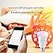 DAILYCOMB E27 Wi-Fi Smart Light Bulb, A19 LED, Dimmable Multicolor,No Hub Required, Free APP and Voice Control, Compatible with Amazon Alexa and Google Assistant(3 Pack)
