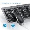 Seenda-Wireless-Keyboard-and-Mouse-Full-Size-Keyboard-and-Mouse-Set-Low-Profile-Compact-Wireless-Mouse-and-Keyboard-for-WindowsComputerPCLaptop-Space-Grey Seenda Wireless Keyboard and Mouse, Full-Size Keyboard and Mouse Set, Low Profile Compact Wireless Mouse and Keyboard…