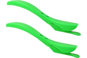 EHDIS Wrapping Paper Cutter 2 Packs Christmas Gift Wrap Cutter Holiday Sliding Wrapping Paper Roll Cutter Tool Backpaper Slitter Paper Cutter for Adhesive Vinyl,Craft,Paper Roll - Green