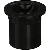 Westbrass 442A ABS Adapter, Black, 1-1/2 in