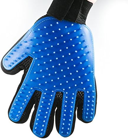 2-Pack Foonii Deshedding and Grooming glove for dogs and cats - Gentle and efficient pet hair removal glove - Perfect for short, medium and long hair pets - Your Pet Will Love It