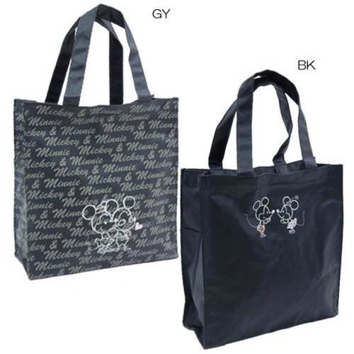 Shinjikatou x Disney / Mickey & Minnie "EU686" 5 pocket tote bag SHINZI KATOU [black] (japan import)