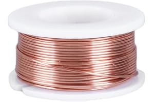DONGKER 10m Magnet Wire 0.5mm Enameled Copper Wire Magnetic Coil Winding for Making Electromagnet Motor Model
