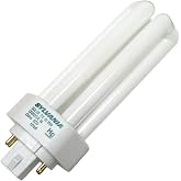 LEDVANCE Dulux T/E/IN CFL Compact Fluorescent Light Bulb 4 Pin 26W, 10 Pack | Triple Tube, GX24q-3 Base, 26 Watt Long Lasting Energy Efficient Light Bulb, 12000 hr Life, Dimmable, 4100K Cool White