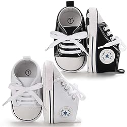 KKIIDDSS Unisex Baby Girls Boys Canvas High-top
