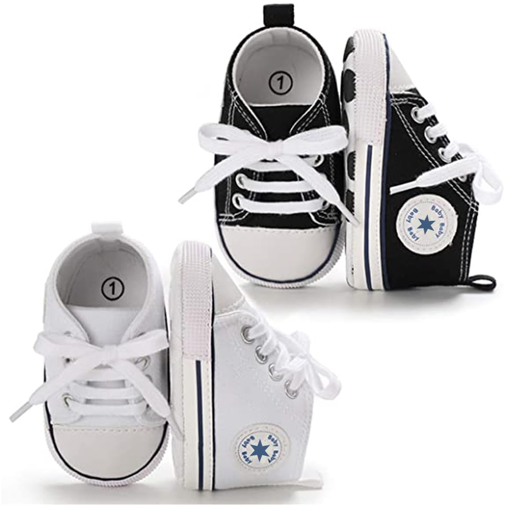 KKIIDDSS Unisex Baby Girls Boys Canvas High-top