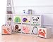 DODYMPS Foldable Animal Canvas Storage Toy Box/Bin/Cube/Chest/Basket/Organizer For Kids, 13 inch (Crab)