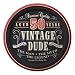 Creative Converting 24 Count Vintage Dude 50th Birthday Round Dessert Plates